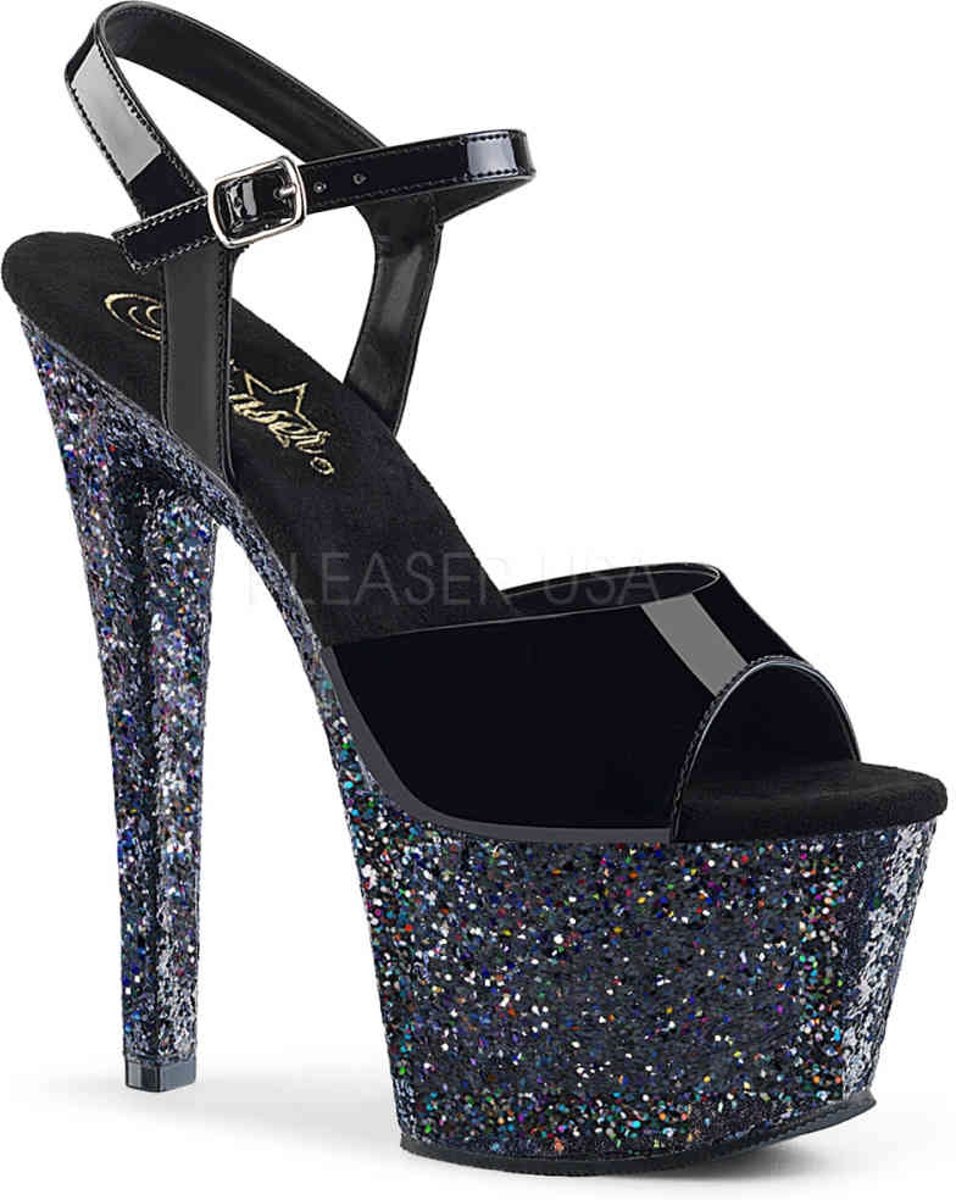 EU 37 = US 7 | SKY-309LG | 7 Heel, 2 3/4 PF Ankle Strap Sandal